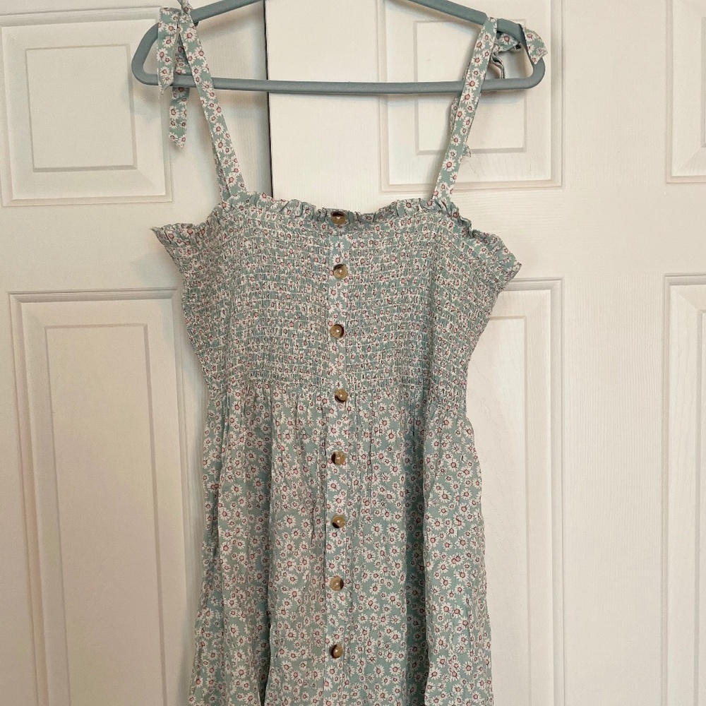 Blue ASOS *with tags* smocked sundress
